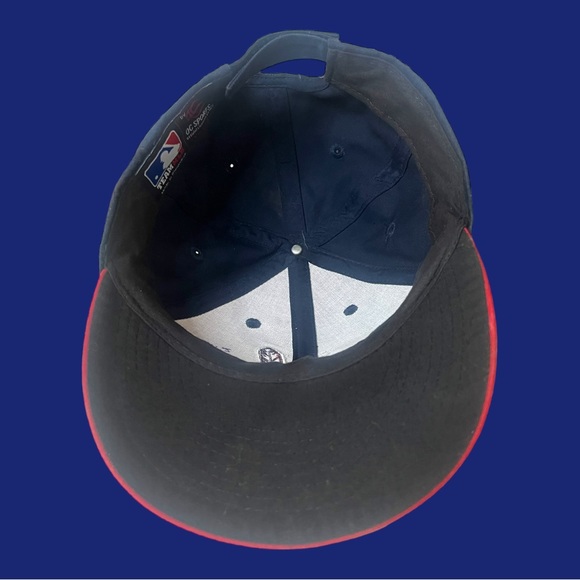 Old stock Cleveland indians chief wahoo YOUTH baseball cap SnapBack hat - Picture 5 of 9